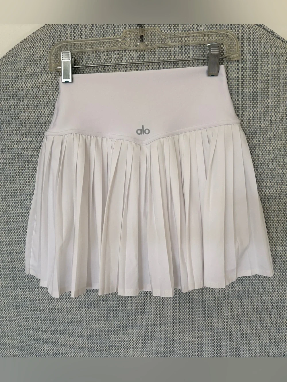 ALO White Grand Slam Tennis Skirt - XS